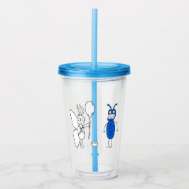 De SPOOOOOOONNN is te groot Acryl Drinkbeker