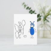 De SPOOOOOOONNN is te groot Briefkaart (Staand voorkant)