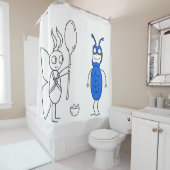 De SPOOOOOOONNN is te groot Douchegordijn (In situ)