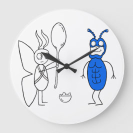 De SPOOOOOOONNN is te groot Grote Klok