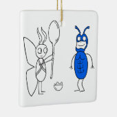 De SPOOOOOOONNN is te groot Keramisch Ornament (Rechts)