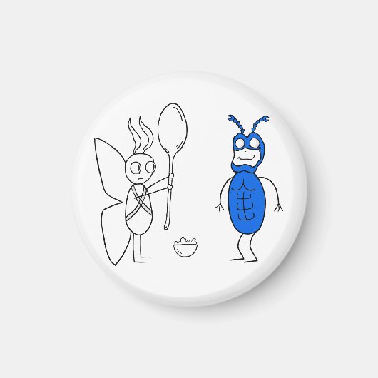 De SPOOOOOOONNN is te groot Magneet (Voorkant)