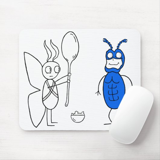 De SPOOOOOOONNN is te groot Muismat (Met muis)