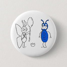 De SPOOOOOOONNN is te groot Ronde Button 5,7 Cm