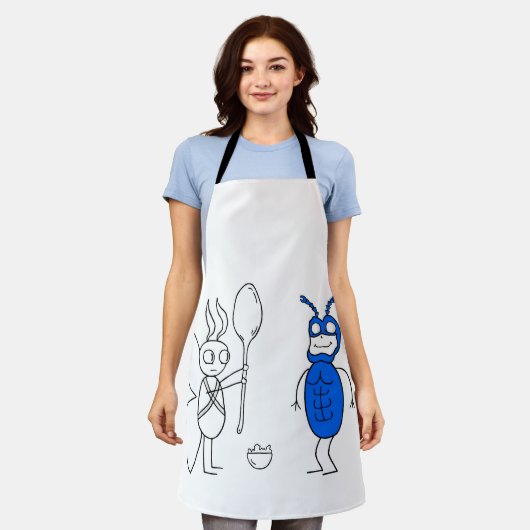 De SPOOOOOOONNN is te groot Schort (Gedragen)