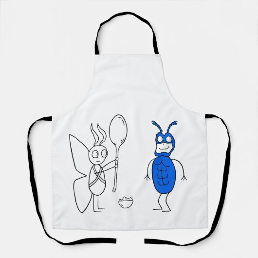 De SPOOOOOOONNN is te groot Schort (Voorkant)