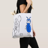 De SPOOOOOOONNN is te groot Tote Bag (Dichtbij)