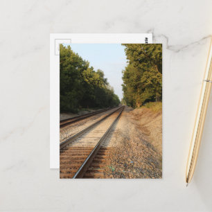 de spoorrails briefkaart