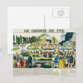 De spoorweg briefkaart (Voorkant / Achterkant)