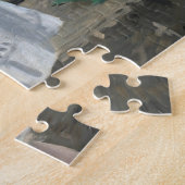 De spoorweg door Eduard Manet, Art Legpuzzel (Zijkant)