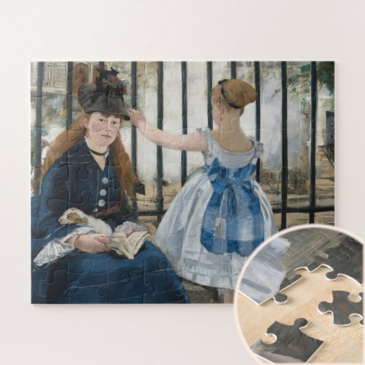 De spoorweg door Eduard Manet, Art Legpuzzel