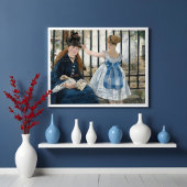 De spoorweg door Eduard Manet, Art Poster
