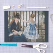 De spoorweg door Eduard Manet, Decoupage Art Tissuepapier (Craft)