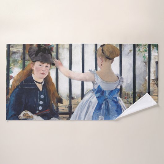 De spoorweg, Edouard Manet Badhanddoek (Badhanddoek)