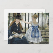 De spoorweg | Édouard Manet Briefkaart (Voorkant / Achterkant)
