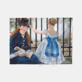 De spoorweg, Edouard Manet Fleece Deken (Voorkant (Horizontaal))