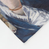 De spoorweg, Edouard Manet Fleece Deken (Hoek)