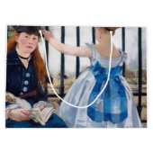 De spoorweg, Edouard Manet Groot Cadeauzakje (Achterkant)