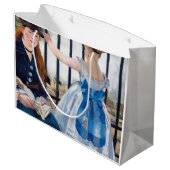 De spoorweg, Edouard Manet Groot Cadeauzakje (Achterkant Gekanteld)