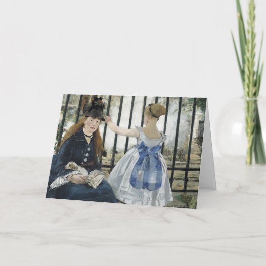 De spoorweg | Édouard Manet Kaart (Voorkant)