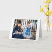 De spoorweg, Edouard Manet Kaart (Gele Bloem)