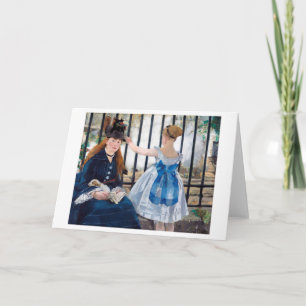 De spoorweg, Edouard Manet Kaart