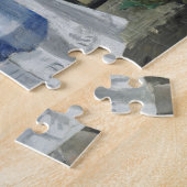 De spoorweg | Édouard Manet Legpuzzel (Zijkant)