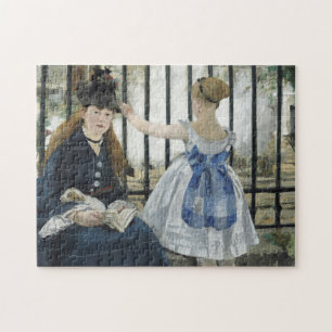 De spoorweg   Édouard Manet Legpuzzel