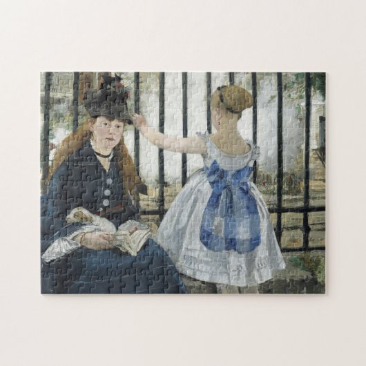 De spoorweg | Édouard Manet Legpuzzel (Horizontaal)