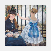 De spoorweg, Edouard Manet Magneet (Voorkant)