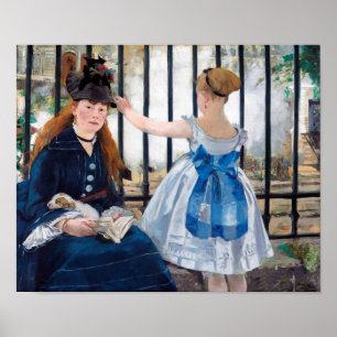 De spoorweg, Edouard Manet Poster