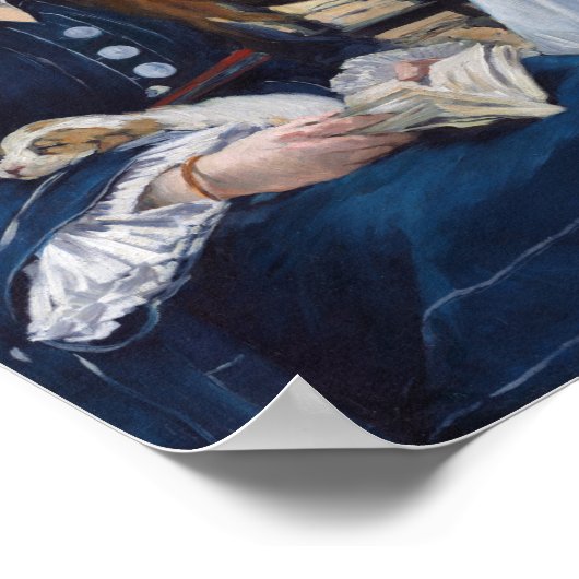 De spoorweg, Edouard Manet Poster (Hoek)