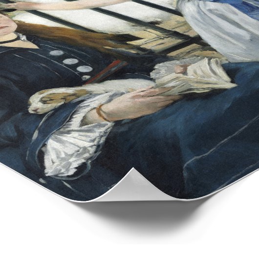 De spoorweg | Édouard Manet Poster (Hoek)