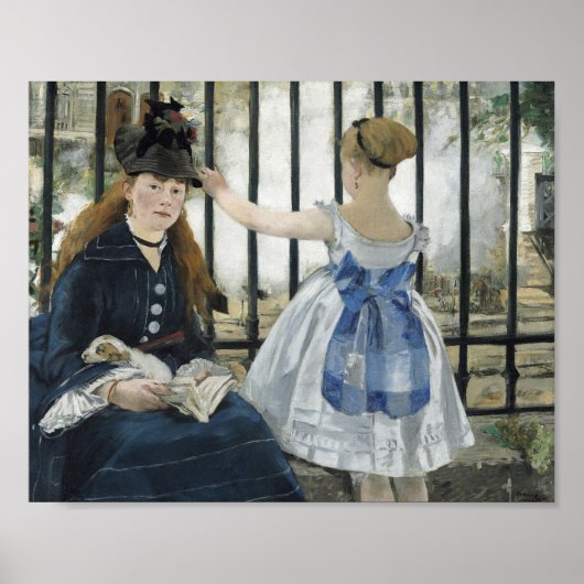 De spoorweg | Édouard Manet Poster (Voorkant)