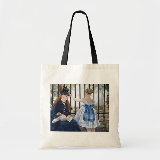 De spoorweg, Edouard Manet Tote Bag (Voorkant)