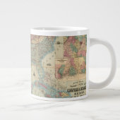 De spoorweg en de militaire kaart van Colton Grote Koffiekop (Rechts)