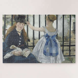 De spoorweg - Manet Impressionist Painting Art Legpuzzel