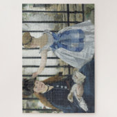 De spoorweg - Manet Impressionist Painting Art Legpuzzel (Verticaal)