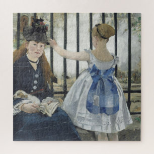 De spoorweg - Manet Impressionist Painting Legpuzzel