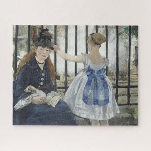 De spoorweg - Manet Impressionist Painting Legpuzzel