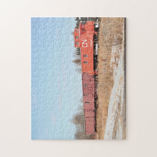 De spoorweg Prairies Canada Legpuzzel (Verticaal)