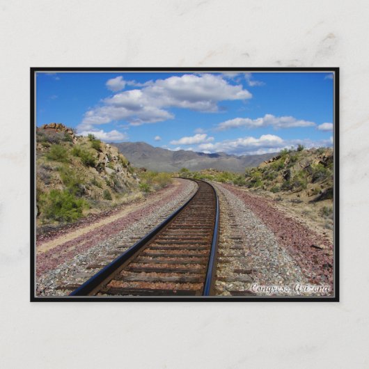 De Spoorweg van Arizona van het congres Briefkaart (Voorkant)
