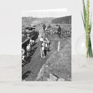 De Spoorweg van de Burgeroorlog in Clifton, Kaart