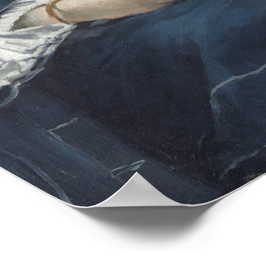 De spoorweg van Edouard Manet Poster (Hoek)