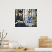 De spoorweg van Edouard Manet Poster (Keuken)