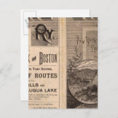 De Spoorweg van Erie Briefkaart (Voorkant / Achterkant)