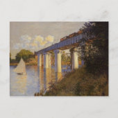 De spoorwegbrug in Argenteuil Briefkaart (Voorkant)