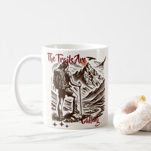 De sporen bellen koffiemok (Met donut)