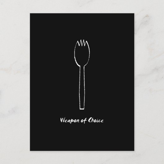 DE SPORK BRIEFKAART (Voorkant)