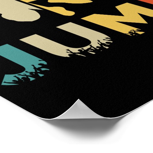 De sport met de hoge sprint poster (Hoek)